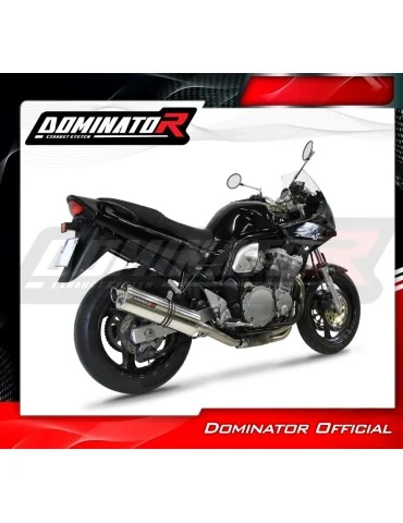 Silencieux slip-on homologué Dominator OVAL pour Suzuki GSF 600 Bandit (1995-1999)
