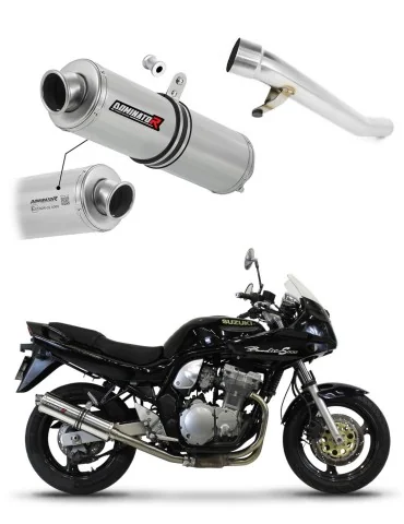 Silencieux slip-on homologué Dominator ROND pour Suzuki GSF 600 Bandit (1995-1999)