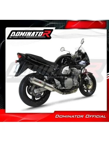 Silencieux slip-on homologué Dominator ROND pour Suzuki GSF 600 Bandit (1995-1999)