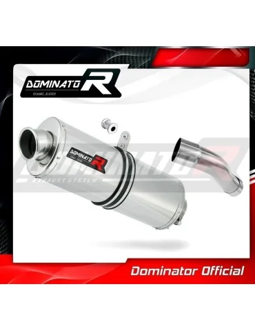 Silencieux slip-on homologué Dominator OVAL pour Honda CB 600F Hornet (2007-2013)