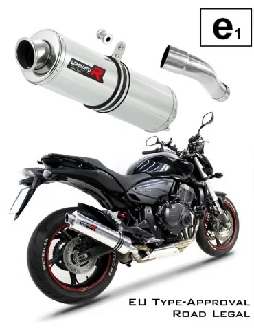 Silencieux slip-on homologué Dominator ROND pour Honda CB 600F Hornet (2007-2013)