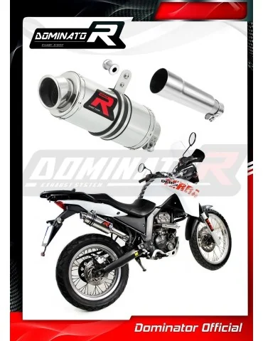 Silencieux slip-on Dominator GP1 pour Derbi Terra Adventure 125 (2008-2015)