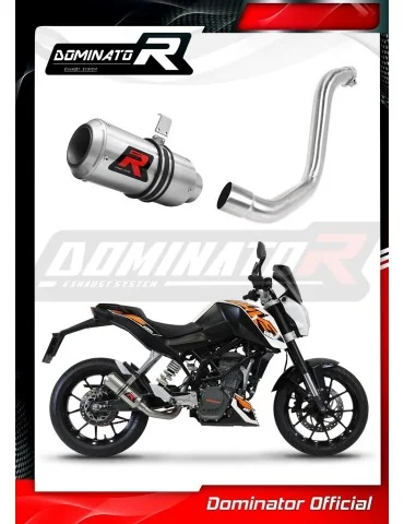 Silencieux slip-on Dominator GP pour KTM 125 Duke (2012-2016)