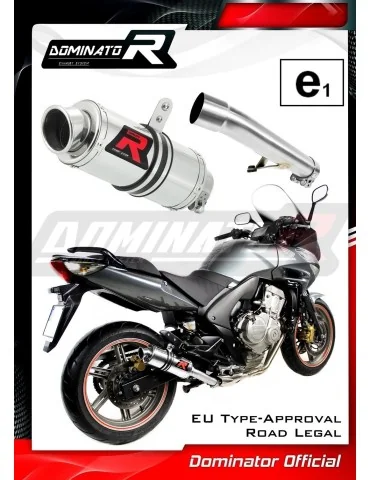 Silencieux slip-on homologué Dominator GP1 pour Honda CBF 600 (2008-2013)