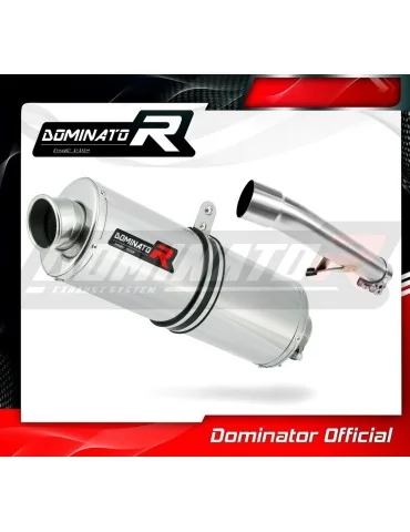 Silencieux slip-on homologué Dominator OVAL pour Honda CBF 600 (2008-2013)