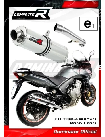 Silencieux slip-on homologué Dominator ROND pour Honda CBF 600 (2008-2013)