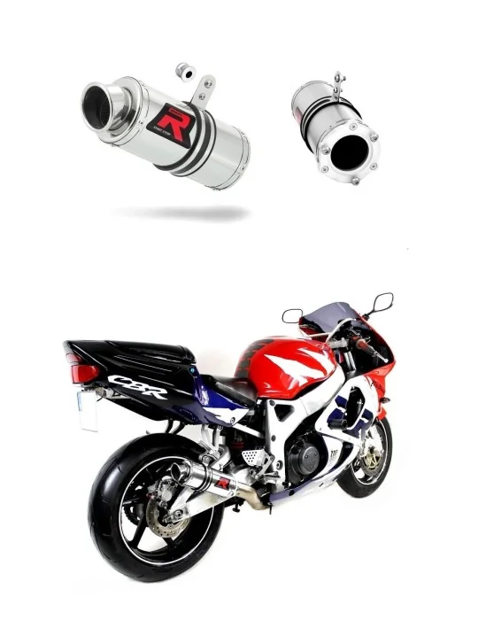 Silencieux bolt-on Dominator GP1 pour Honda CBR 900RR Fireblade SC33 (1996-1999)