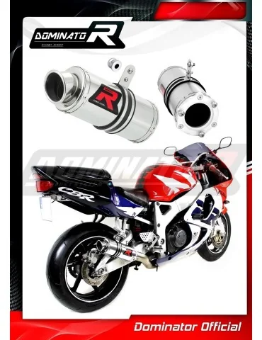Silencieux bolt-on Dominator GP1 pour Honda CBR 900RR Fireblade SC33 (1996-1999)