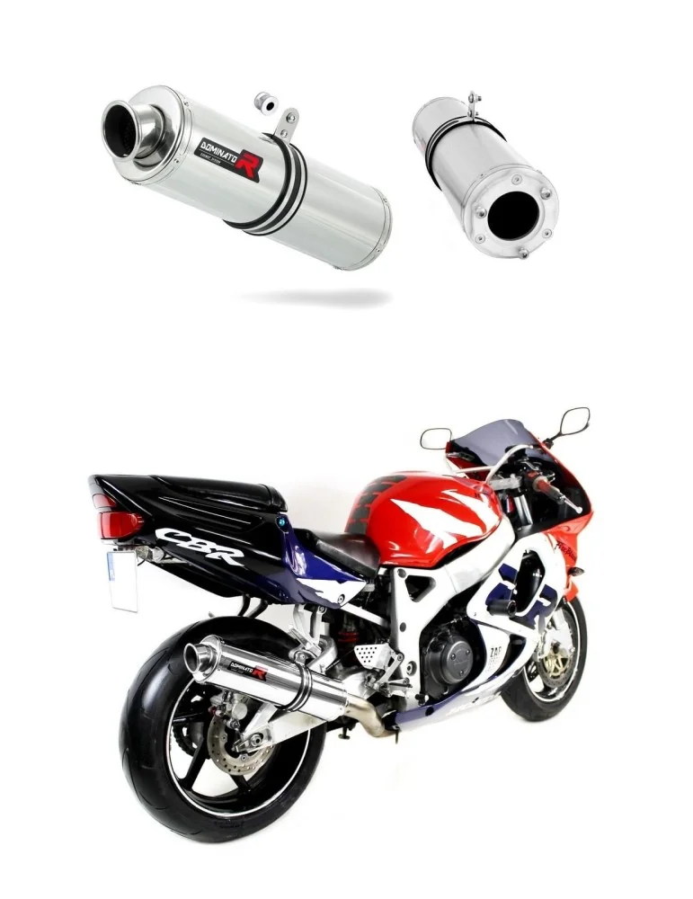 Silencieux bolt-on Dominator ST pour Honda CBR 900RR Fireblade SC33 (1996-1999)