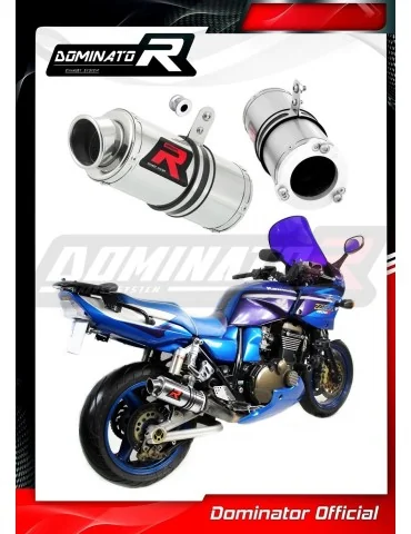 Silencieux bolt-on Dominator GP1 pour Kawasaki ZRX 1200 S (2001-2007)