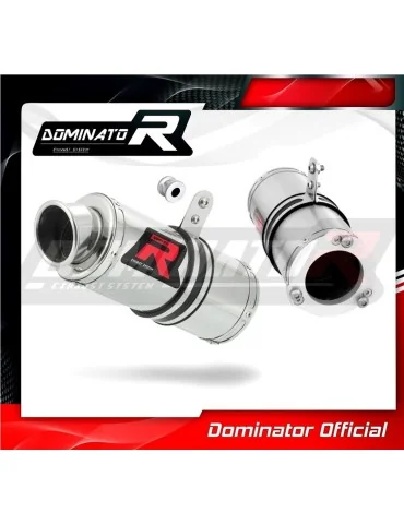 Silencieux bolt-on Dominator GP1 pour Kawasaki ZRX 1200 S (2001-2007)