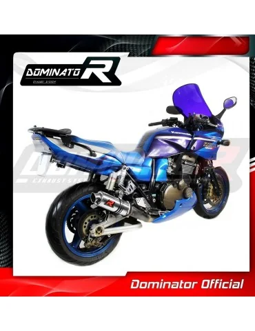 Silencieux bolt-on Dominator GP1 pour Kawasaki ZRX 1200 S (2001-2007)