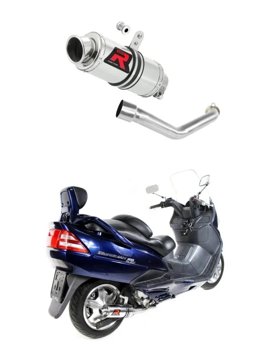 Silencieux slip-on Dominator GP1 pour Suzuki Burgman 400 (1998-2002)