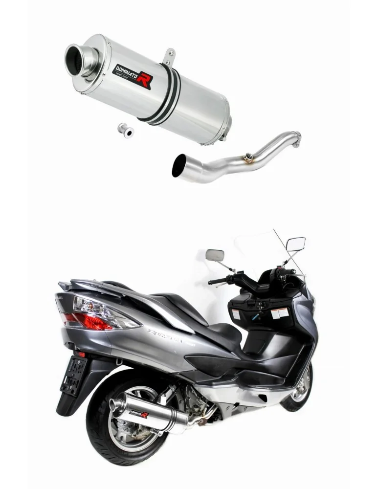 Silencieux slip-on Dominator OV pour Suzuki Burgman 400 (2007-2016)