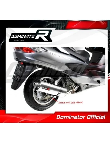 Silencieux slip-on Dominator OV pour Suzuki Burgman 400 (2007-2016)