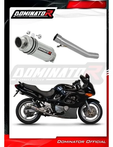 Silencieux slip-on Dominator GP1 pour Suzuki GSXF 750 (1998-2006)