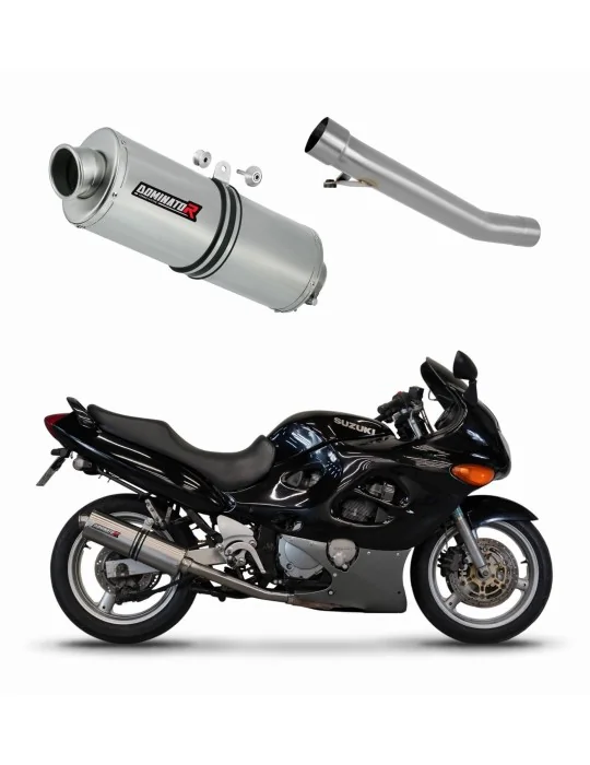 Silencieux slip-on Dominator OV pour Suzuki GSXF 750 (1998-2006)