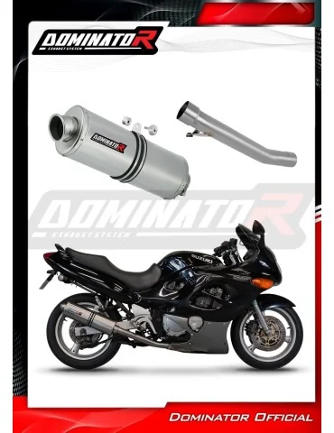 Silencieux slip-on Dominator OV pour Suzuki GSXF 750 (1998-2006)