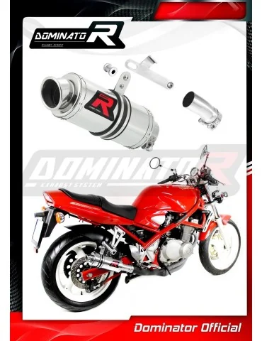 Silencieux slip-on Dominator GP1 pour Suzuki GSF Bandit 400 (1991-1995)