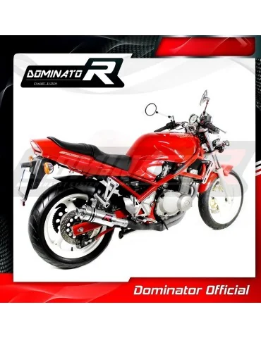 Silencieux slip-on Dominator GP1 pour Suzuki GSF Bandit 400 (1991-1995)