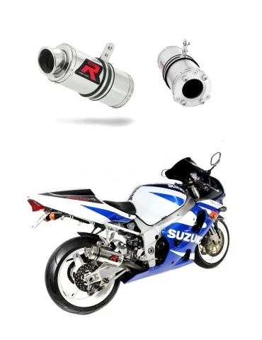 Silencieux bolt-on Dominator GP1 pour Suzuki GSXR 750 K1 K5 (2001-2005)