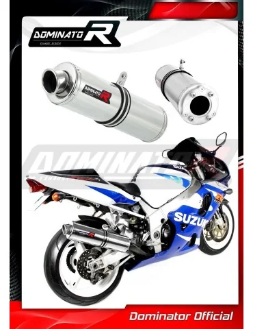 Silencieux bolt-on Dominator ST pour Suzuki GSXR 750 K1 K5 (2001-2005)