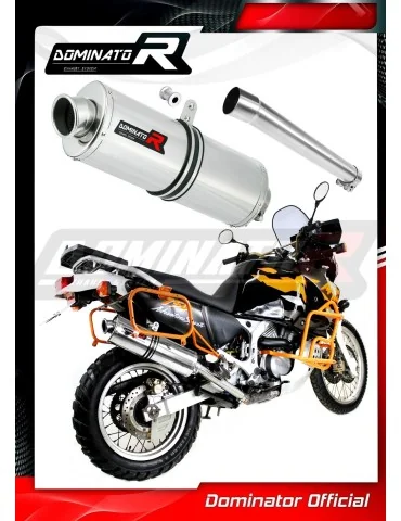 Silencieux slip-on Dominator OV pour Honda XRV 750 Africa Twin RD07A (1996-2003)