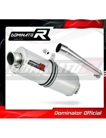 Silencieux slip-on Dominator OV pour Honda XRV 750 Africa Twin RD07A (1996-2003)