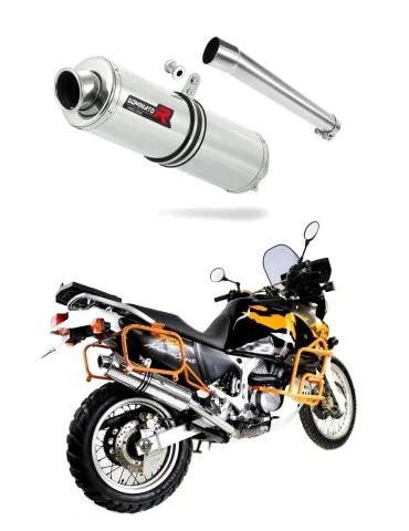 Silencieux slip-on Dominator ST pour Honda XRV 750 Africa Twin RD07A (1996-2003)