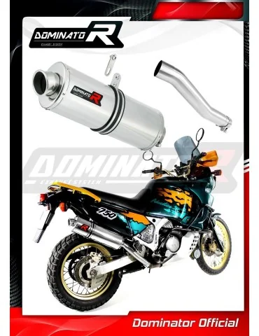 Silencieux slip-on Dominator OV pour Honda XRV 750 Africa Twin RD07 (1993-1995)