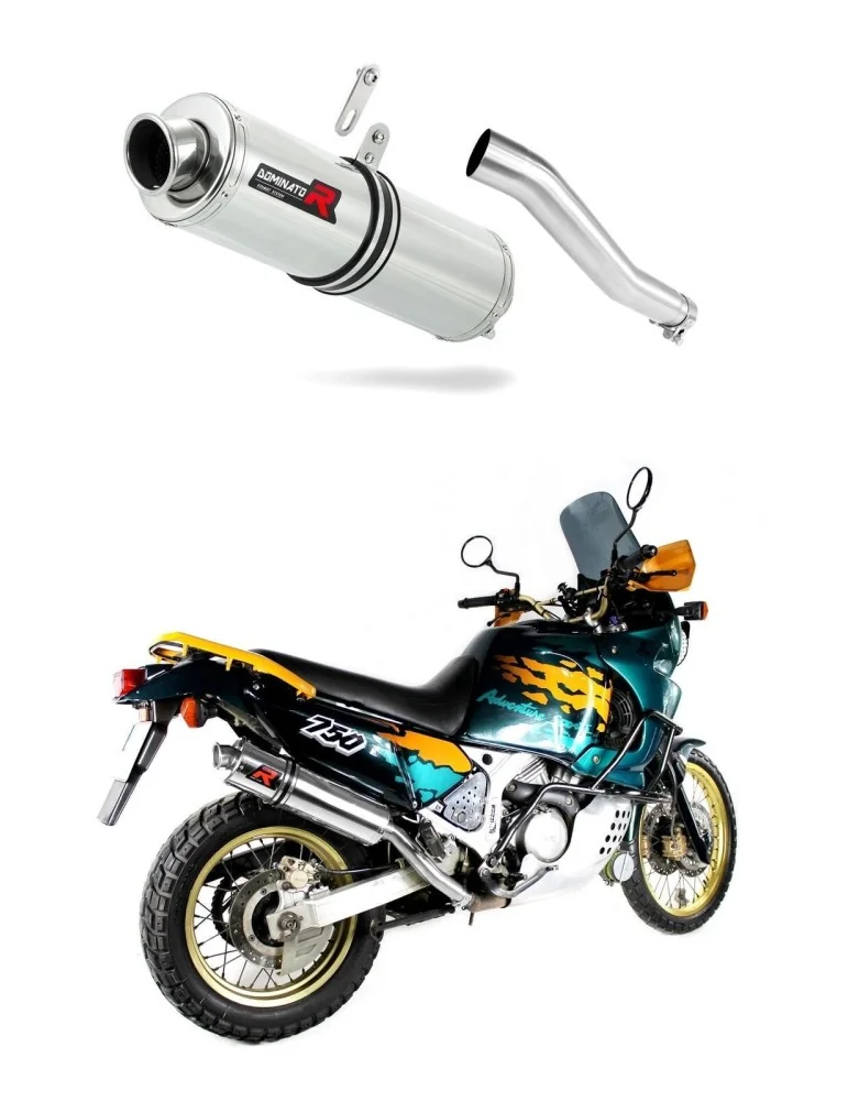 Silencieux slip-on Dominator ST pour Honda XRV 750 Africa Twin RD07 (1993-1995)