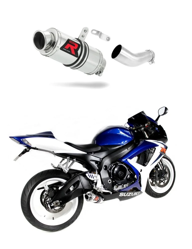 Silencieux slip-on Dominator GP1 pour Suzuki GSXR 750 K6 K7 (2006-2007)