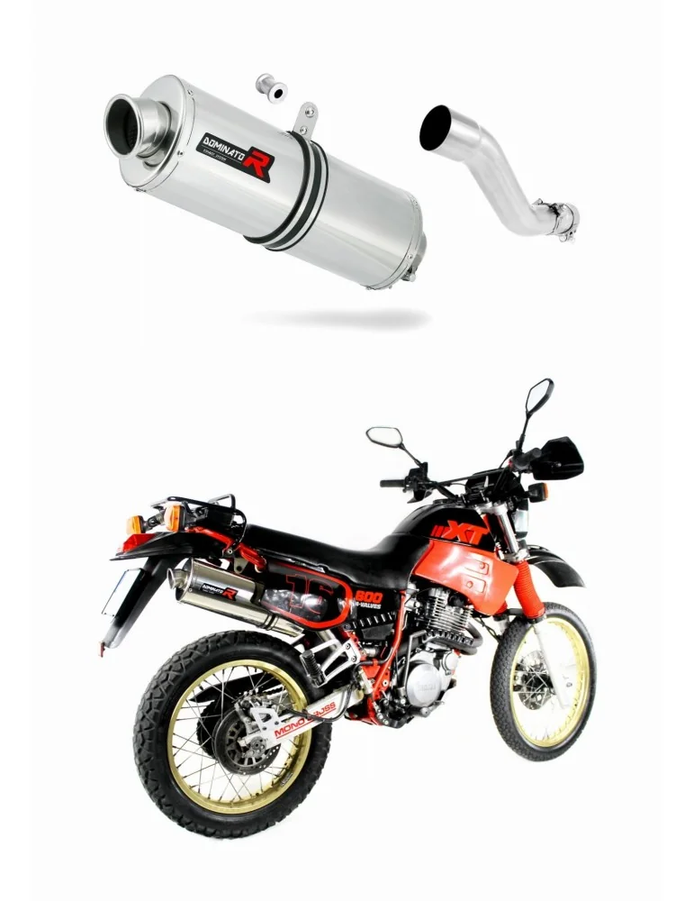 Silencieux slip-on Dominator OV pour Yamaha XT 600 2KF (1987-1989)