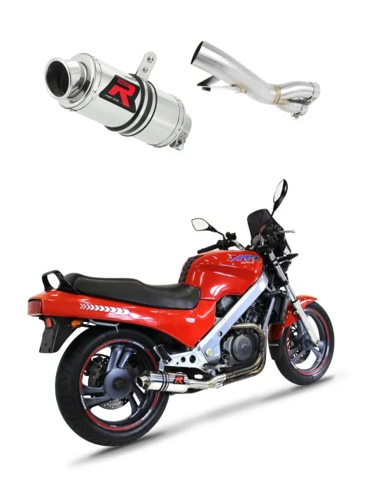 Silencieux slip-on Dominator GP1 pour Honda NTV 650 Revere (1988-1997)