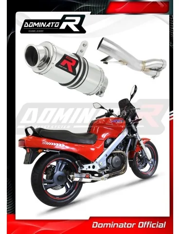 Silencieux slip-on Dominator GP1 pour Honda NTV 650 Revere (1988-1997)