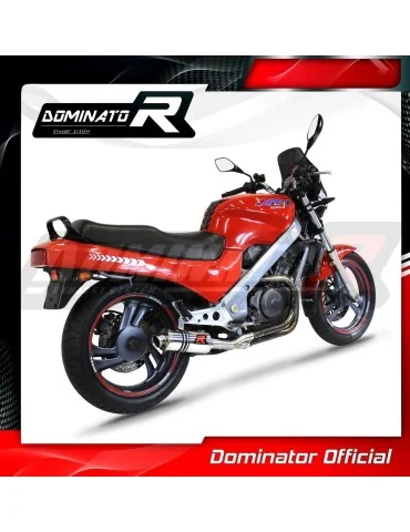 Silencieux slip-on Dominator GP1 pour Honda NTV 650 Revere (1988-1997)