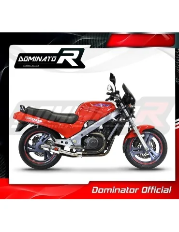 Silencieux slip-on Dominator GP1 pour Honda NTV 650 Revere (1988-1997)