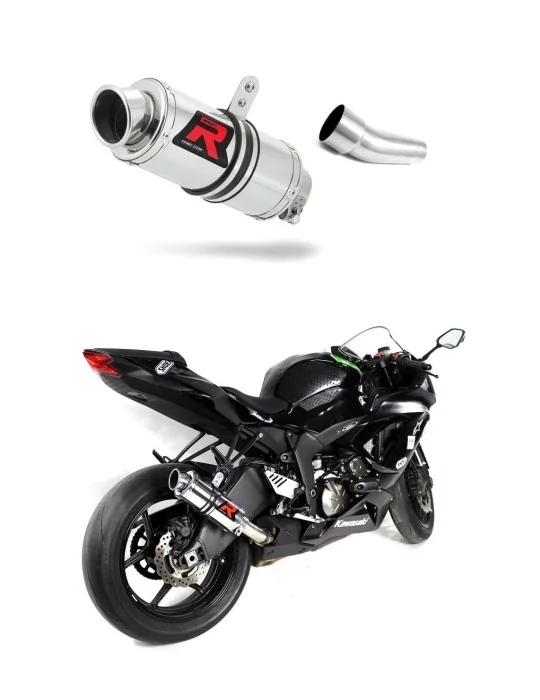 Silencieux slip-on Dominator GP1 pour Kawasaki ZX6R 636 (2009-2024)