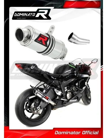 Silencieux slip-on Dominator GP1 pour Kawasaki ZX6R 636 (2009-2024)
