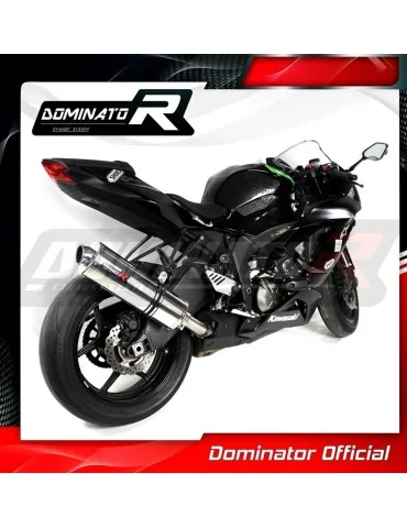 Silencieux slip-on Dominator OV pour Kawasaki ZX6R 636 (2009-2024)