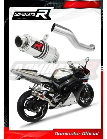Silencieux slip-on Dominator GP1 pour Yamaha YZF R1 1000 RN09 (2002-2003)