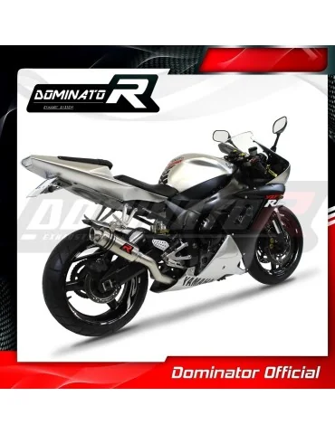 Silencieux slip-on Dominator GP1 pour Yamaha YZF R1 1000 RN09 (2002-2003)