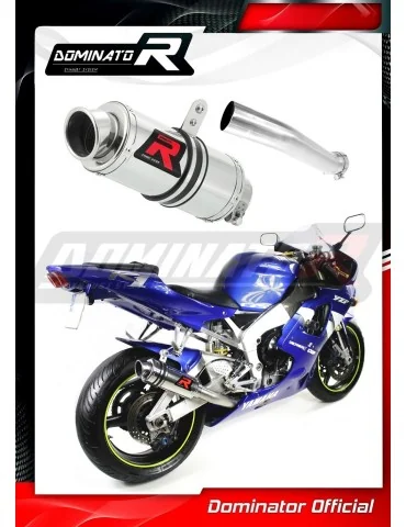 Silencieux slip-on Dominator GP1 pour Yamaha YZF R1 1000 RN04 (1998-2001)