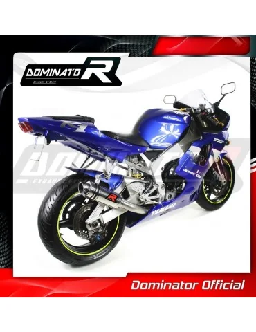 Silencieux slip-on Dominator GP1 pour Yamaha YZF R1 1000 RN04 (1998-2001)