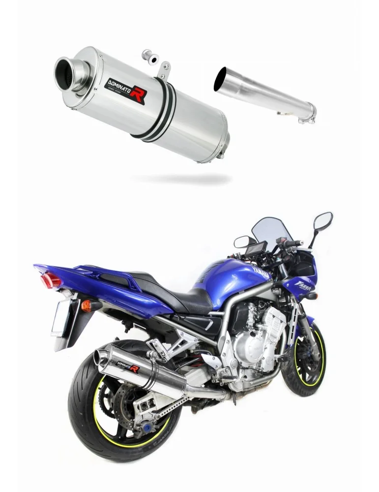 Silencieux slip-on Dominator OV pour Yamaha FZS Fazer 1000 (2001-2005)