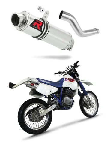 Silencieux slip-on Dominator ROND pour Suzuki DR 350 (1990-1999)