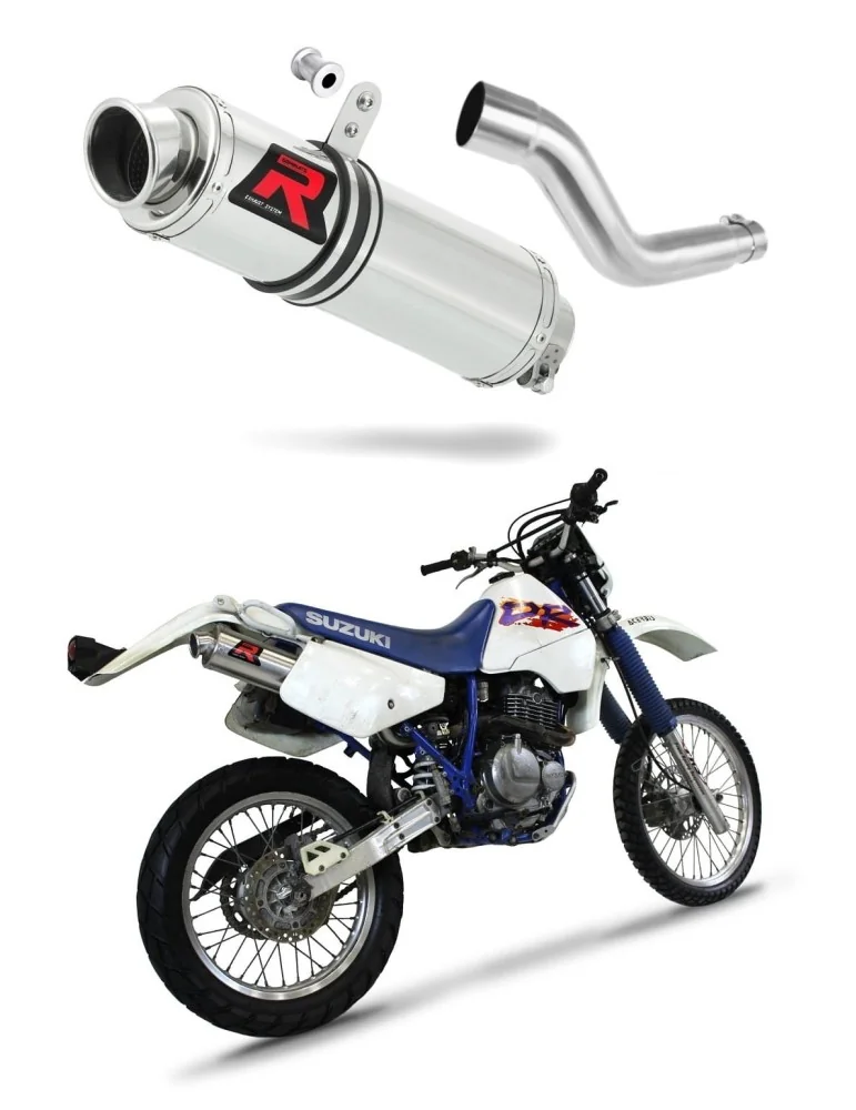 Silencieux slip-on Dominator ROND pour Suzuki DR 350 (1990-1999)