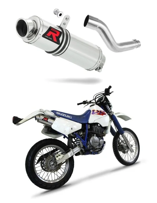 Silencieux slip-on Dominator ROND pour Suzuki DR 350 (1990-1999)