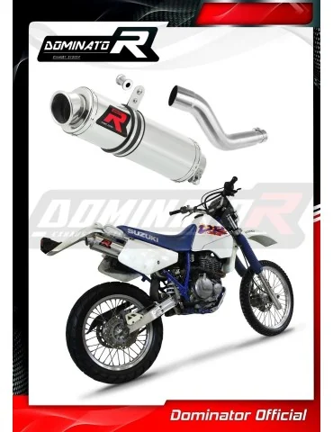 Silencieux slip-on Dominator ROND pour Suzuki DR 350 (1990-1999)