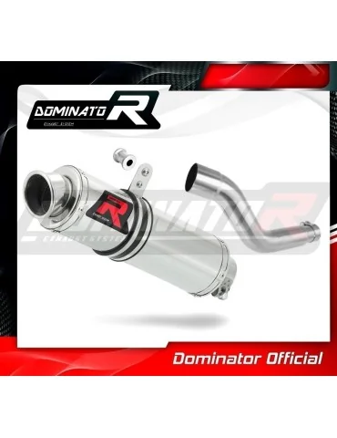 Silencieux slip-on Dominator ROND pour Suzuki DR 350 (1990-1999)